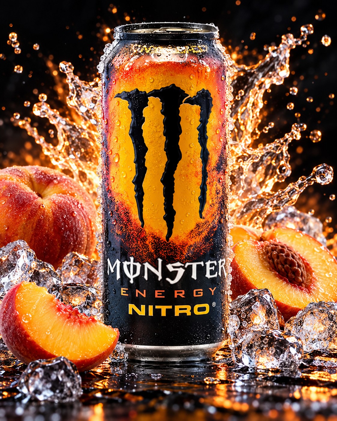 Monster Nitro Cosmic Peach, 500 мл