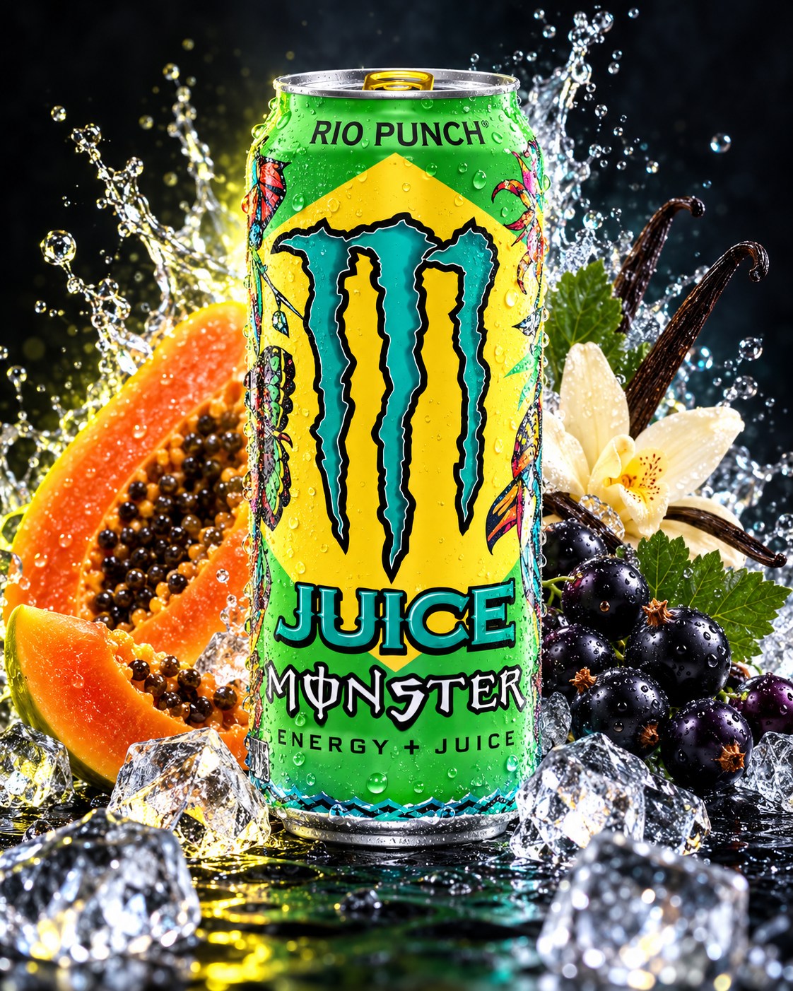 Monster Juiced Rio Punch, 500 мл