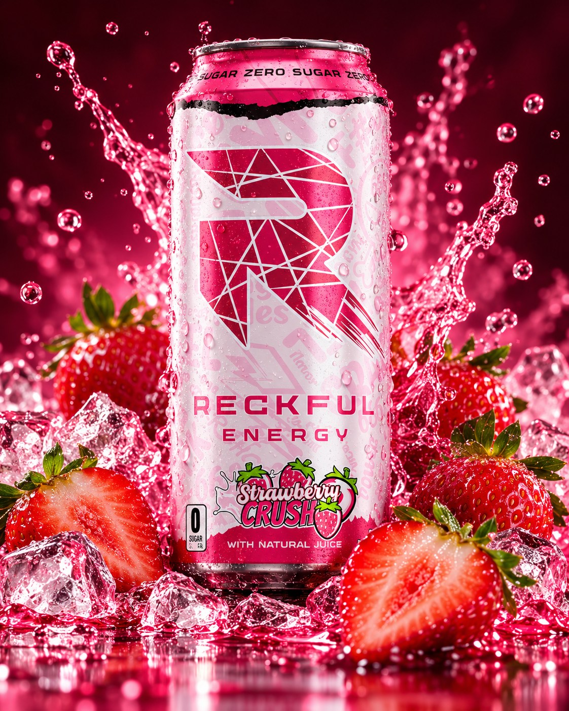 Reckful Strawberry Crush, 450 мл