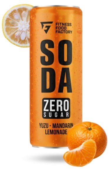 Fitness Food Factory SODA 330мл - юдзу-мандарин 00-00003382