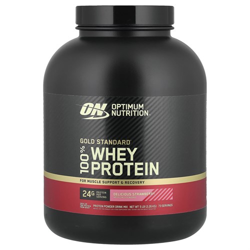 Optimum Nutrition 100% Whey Gold Standard 2270г - клубника 09557