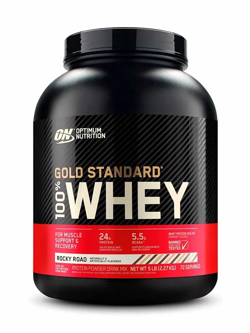 Optimum Nutrition 100% Whey Gold Standard 2270г - роки роад 12054