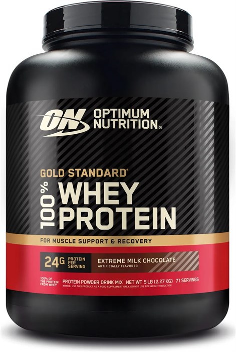 Optimum Nutrition 100% Whey Gold Standard 2270г - насыщенный молочный шоколад 24602