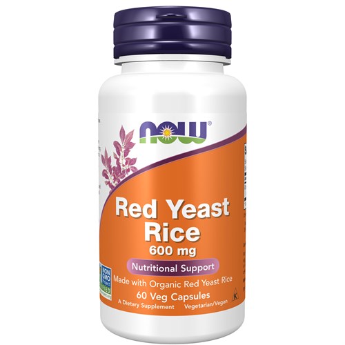 NOW Red Yeast Rice 600мг 60 вег.капс. 8436046978963