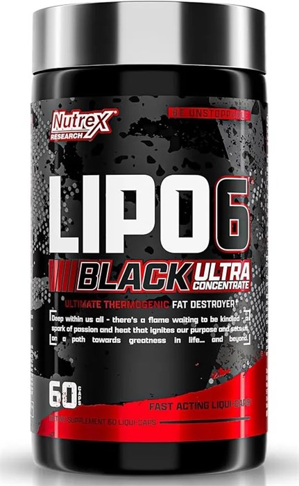 Nutrex Lipo-6 Black Ultra Concentrate (UE) 60 капс. 4680089897554