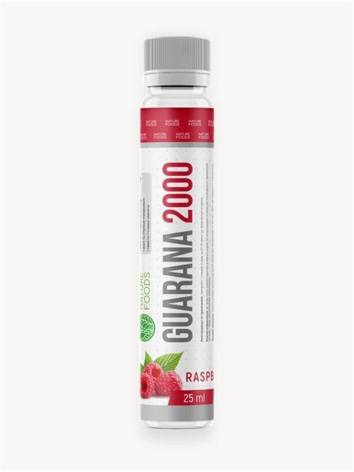 Nature Foods Guarana 2000 мг 25мл - малина 17094