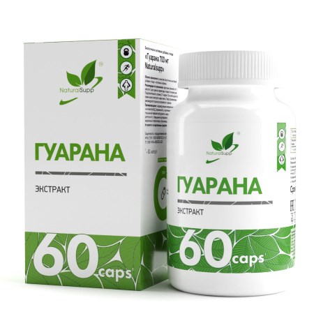 Natural Supp Гуарана 700 мг 60 капс. 00-00000384