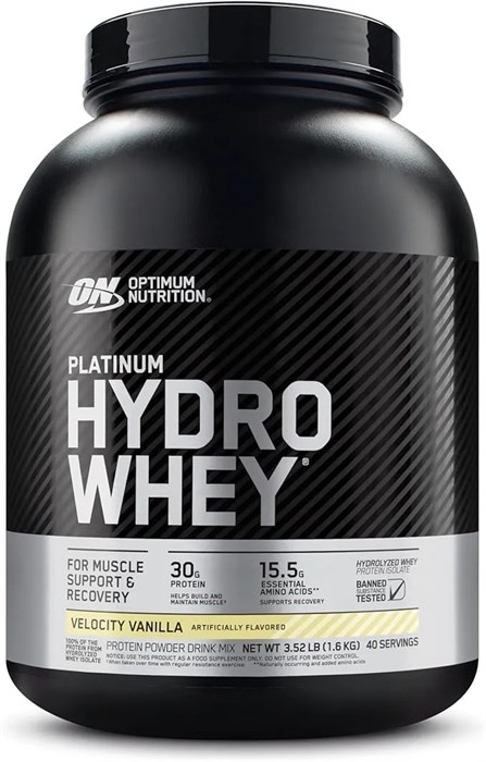 Optimum Nutrition Platinum Hydro Whey 1590г - ваниль 17797