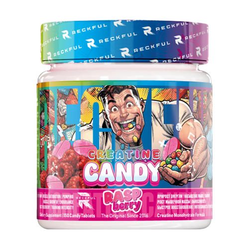 RECKFUL Creatine Candy 150 жев. табл. - малина X145717206
