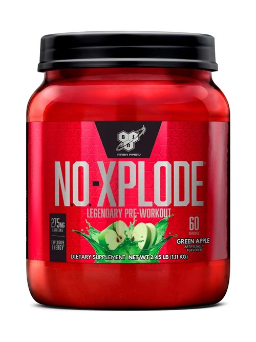 BSN No-Xplode new formula 1110г - зеленое яблоко 23776