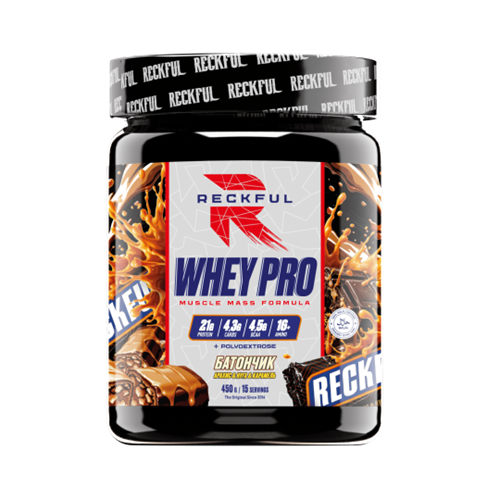 RECKFUL Whey + Polydextrose 450г - сникерс X606029949