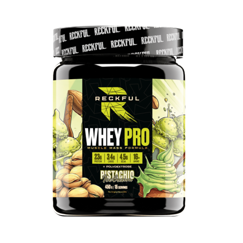 RECKFUL Whey + Polydextrose 450г - фисташка 8436046978662
