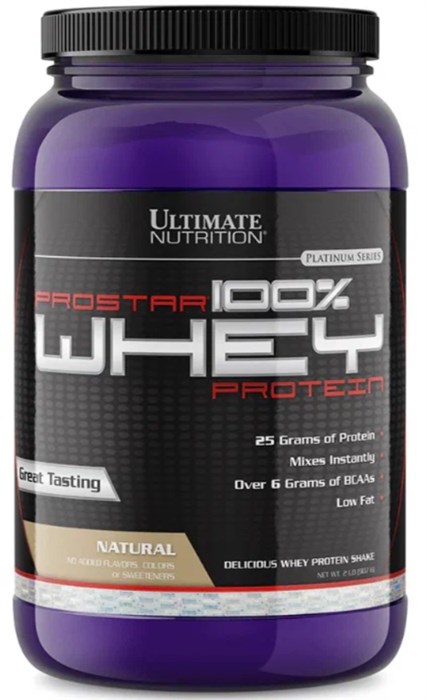 Ultimate Nutrition ProStar Whey 900г - без вкуса 05129