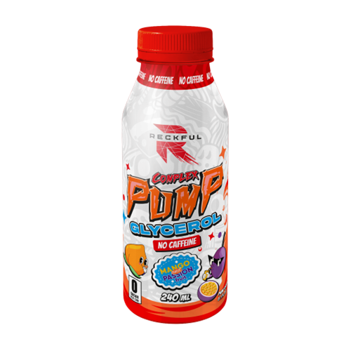 RECKFUL Напиток Glycerol Pump Complex без кофеина 240мл - манго-маракуйя 8436046978480