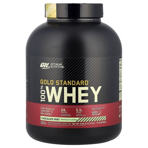 Optimum Nutrition 100% Whey Gold Standard 2270г - шоколад-ментол 8436046977852