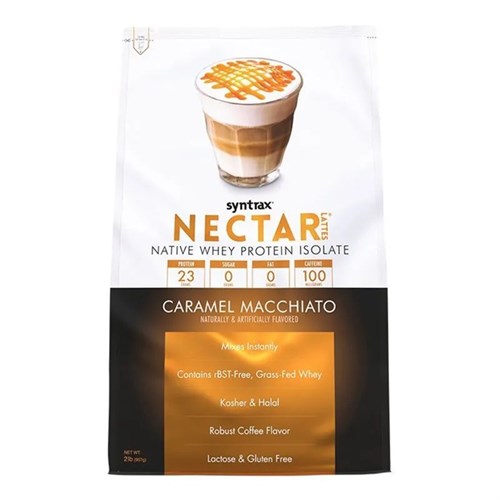 Syntrax Nectar Lattes 907г - карамельный макиато 8436046977885