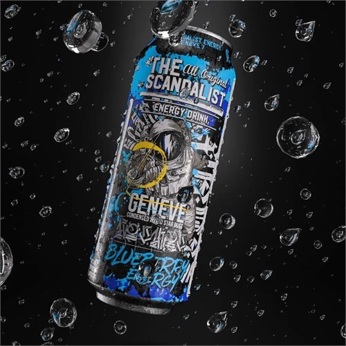 The Scandalist Energy Drink Geneve 450мл - черника 31647
