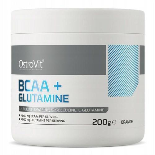 Ostrovit BCAA + Glutamine 200г - лимон 8436046977470