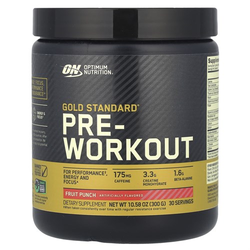 Optimum Nutrition Gold Standard PRE-Workout 330г - фруктовый пунш 8436046977859