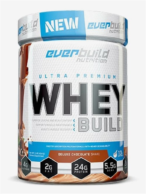 Everbuild Nutrition ULTRA PREMIUM WHEY WHEY BUILD 454г - шоколадный коктейль делюкс 8436046978325
