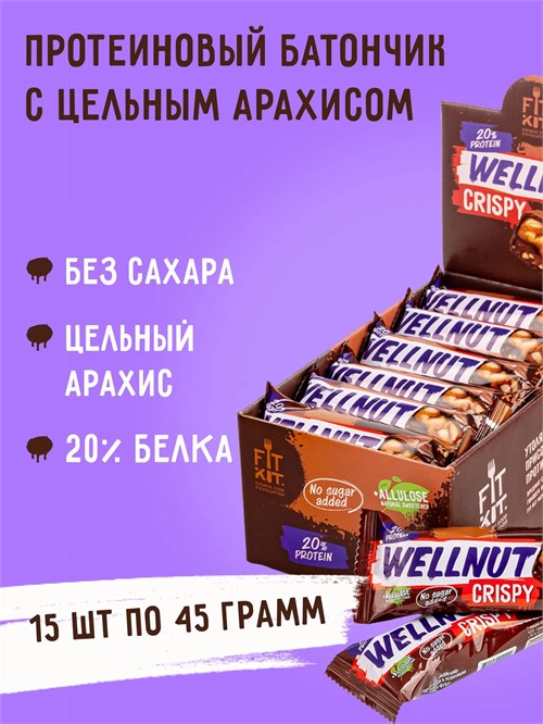 FitKit Protein WELLNUT CRISPY 45г 16813
