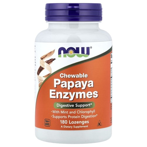NOW Papaya Enzymes 180 пастилок 02526