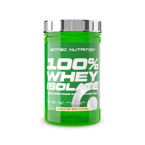 Scitec Nutrition 100% Whey Isolate 700г - ванильная ягода 8436046977648