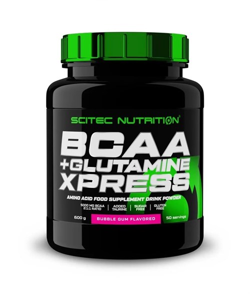 Scitec Nutrition BCAA + Glutamine Xpress 600г - бубль гум 8436046977596