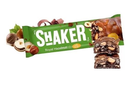 FitnesSHOCK Батончик глазированный SHAKER 35г - фундук 07925