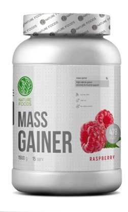 Nature Foods Gainer 1500 г - малина 14463