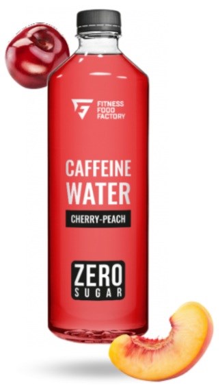 Fitness Food Factory Caffeine Water 500 мл - вишня-персик 02233
