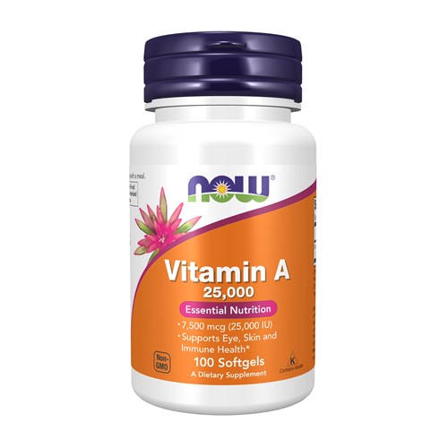 NOW Vitamin A 25000 100 мягк.капс. 8436046978960