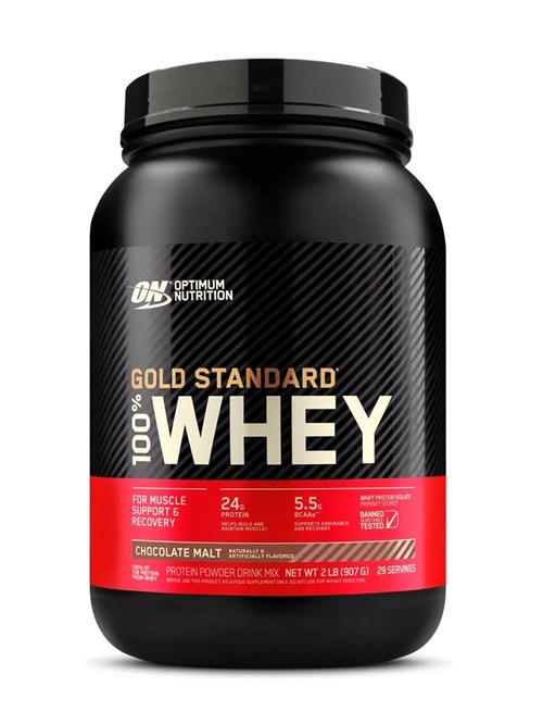 Optimum Nutrition 100% Whey Gold Standard 907г - шоколадный солод 25835