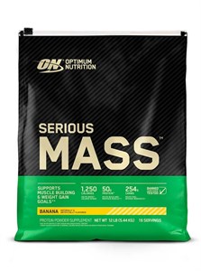 Optimum Nutrition Serious Mass 5455г - банан 8436046977903