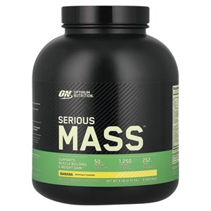 Optimum Nutrition Serious Mass 2727г - банан 8436046977862
