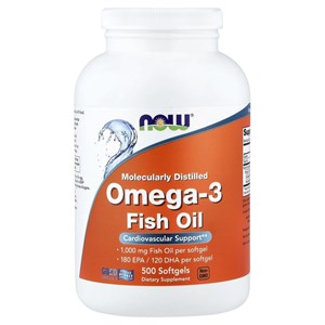 NOW Omega-3 1000 мг 500 капс. 8436046977987