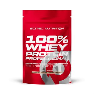 Scitec Nutrition 100% Whey Protein Professional 1000г - шоколад-печенье-крем 8436046977614