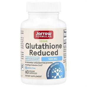 JARROW FORMULAS Glutathione Reduced 60 капсул 21446
