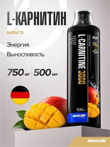 Maxler L-Carnitine 3000 500 мл - манго 21742