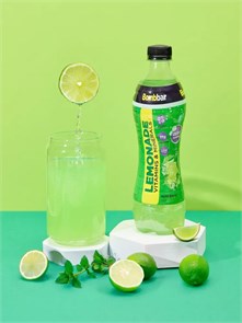Bombbar Напиток безалкогольный сильногазированный обогащённый со вкусом лимона и мяты "Мохито" 500 мл 4610169568318