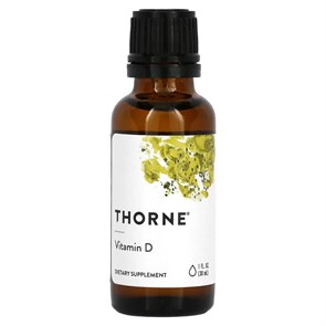 Thorne Research Vitamin D Liquid, 1 fl oz 32654