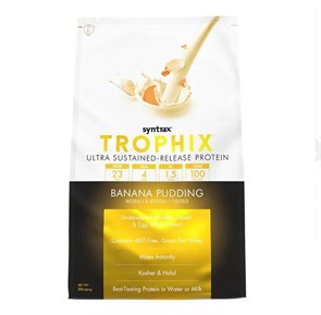 SYNTRAX Trophix 907 г - Банановый пудинг 8436046977889