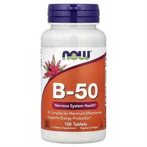 NOW Vitamin B-50 100 таб 03674