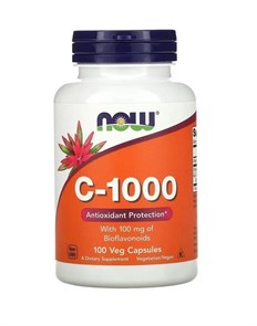 NOW Vitamin C-1000 100 капсул 14999