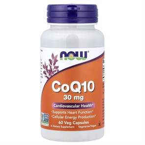 NOW CoQ-10 30 мг 60 Vcaps 46182