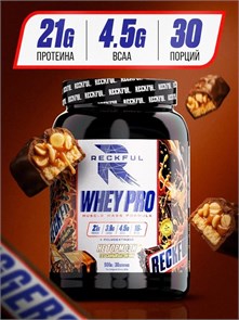 Reckful ® Whey + Polydextrose 900g 30 serv ЧЗ (Snikers) X608534486