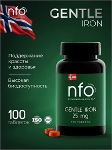 NFO Gente Iron 25 mg 100 таб 00-00000190