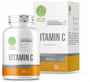 Nature Foods Vitamin C 60 капс 03022
