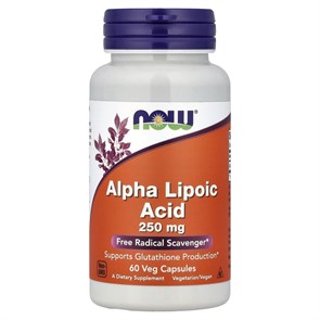 NOW Alpha Lipoic Acid 250 мг 60 вег капс 18125