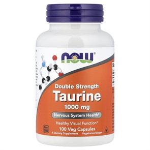 NOW Taurine 1000 mg 100 vcaps 18137